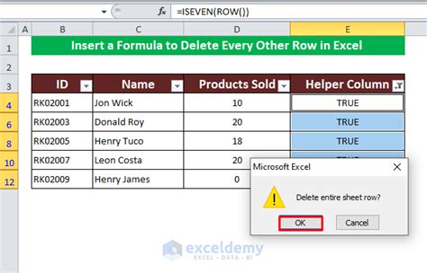 delete every other row excel|delete every other column excel.
